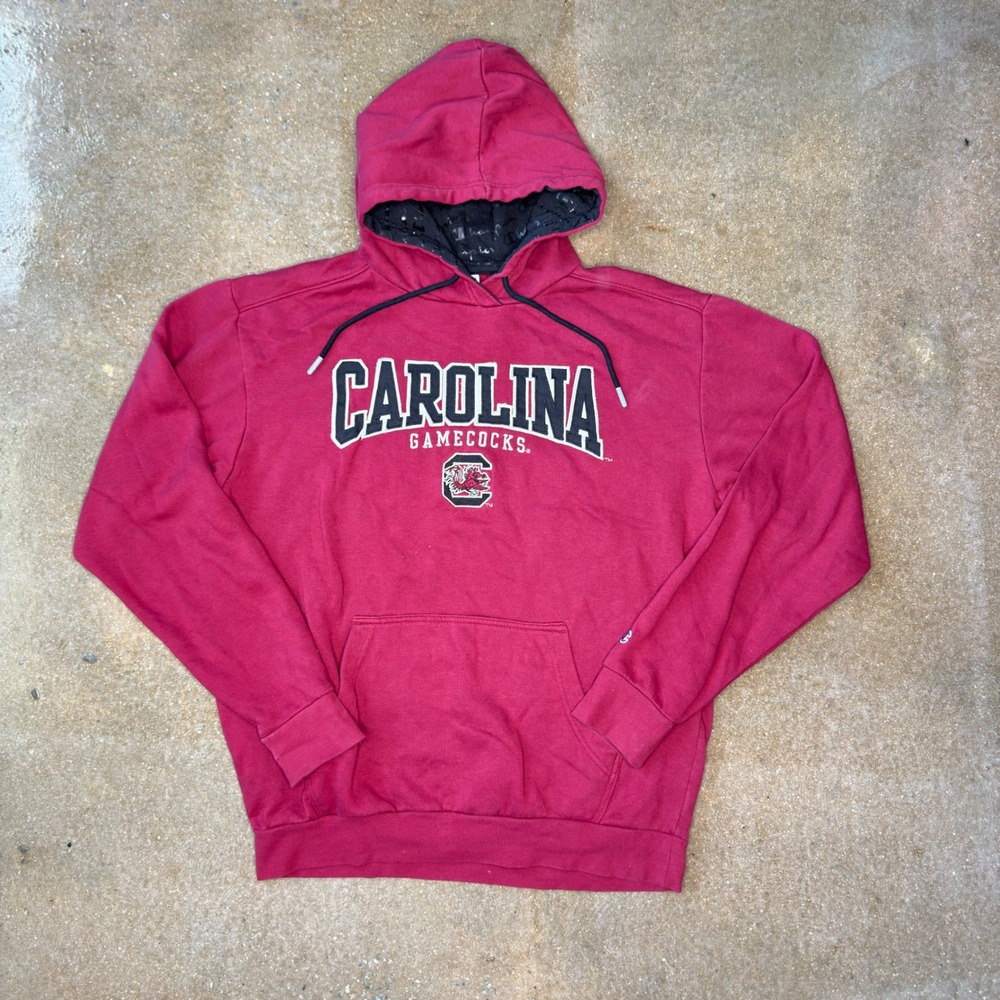 Champion South Carolina Gamecocks Hoodie Mens Medium Garnet Red NCAA Sweatshirt